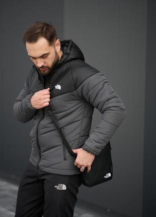 ⚡️⚡️комплект куртка tnf + штани tnf. барсетка tnf у подарунок!⚡️⚡️4 фото