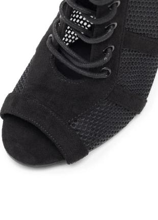 Босоножки на шнуровке с открытым носком4 фото