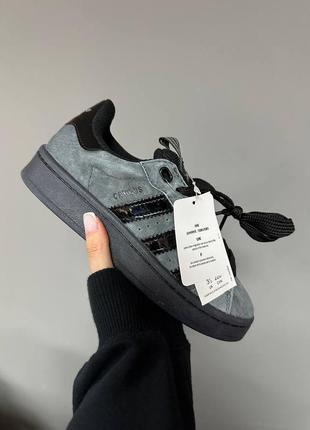 Кроссовки adidas campus «&nbsp;grey / black&nbsp;» premium2 фото