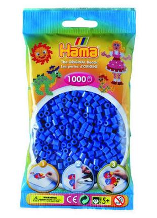 Набор для творчества hama светло-голубых бусин 1000 шт термомозаика (207-09)