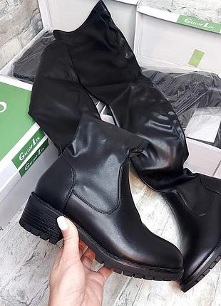 Классические женские ботфорды 🖤🔝