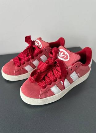 Кросівки adidas campus “red/white”