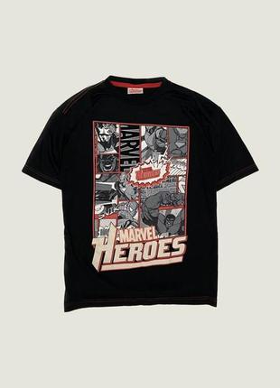 Футболка мужская marvel heroes 2010® мерч вынтаж человек паук винтаж nike rock рок супергерои