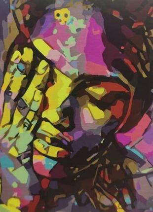 Картина за номерами "афроамериканка" ★★★★