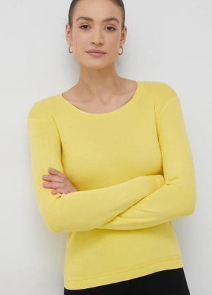 🌝 легкий желтый свитер лонгслив пуловер