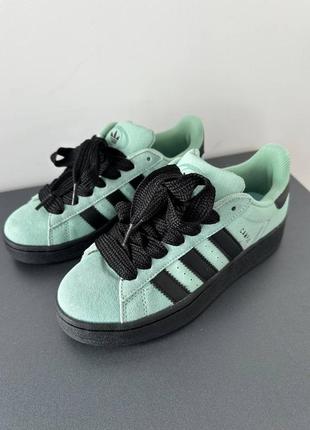 Кроссовки adidas campus “mint/black”9 фото