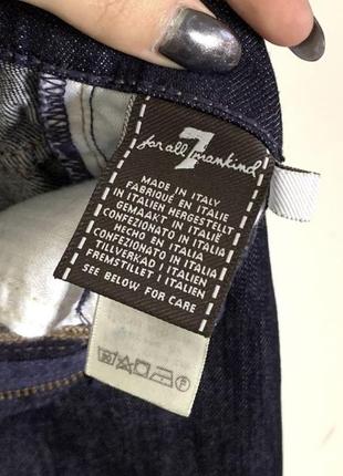 Джинси y2k прямі італійські seven for all mankind jeans vintage винтаж grange гранж high waist bootcut8 фото