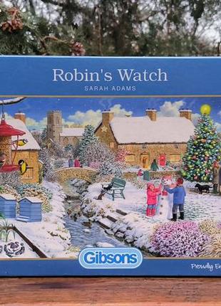 Пазли gibsons robin's watch 636 елементів.