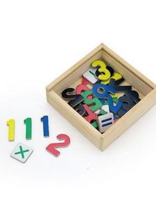 Развивающая игрушка viga toys набор магнитов цифры 37 шт (50325) - топ продаж!