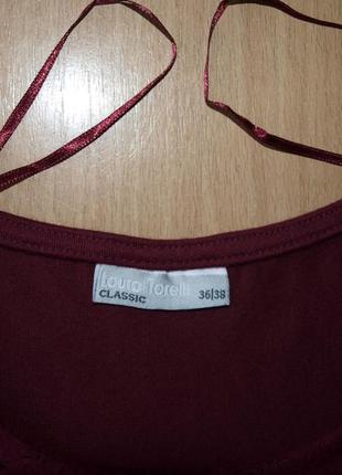 Мереживна кофточка, реглан,трикотажна блуза-m-l від laura torelli.-ідеал6 фото