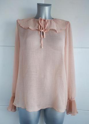 Стильна блуза next рожевого кольору модного крою.