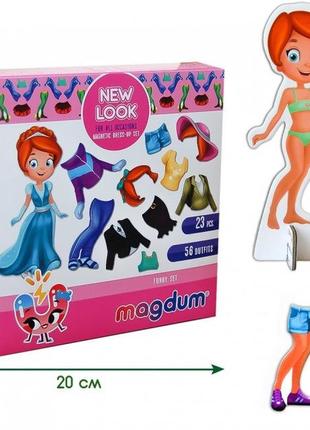 Набор магнитов magdum "кукла с одеждой new look" ml4031-14 en от imdi3 фото