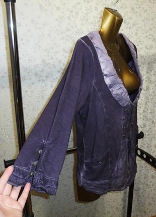 Блуза пиджак tredy германия турция бохо винтаж 382 фото