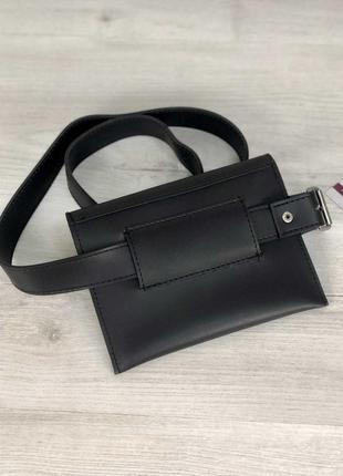 Скидка до 29! черная поясная сумка-кошелек сумка на пояс2 фото