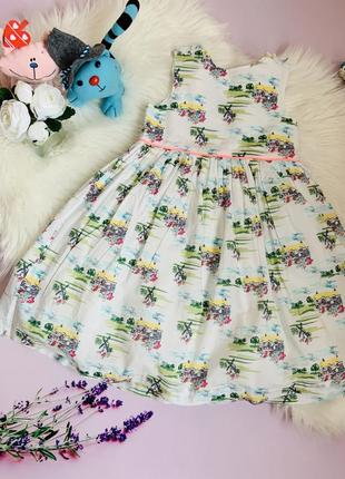 Нарядное платье mini club девочке 5 6 лет3 фото