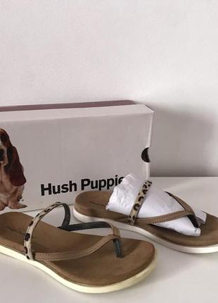 Стильные,женские,кожаные ,шлепанци hush puppies.