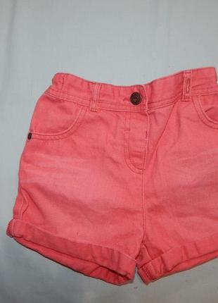 Шорты джинсовые модные на девочку 4-5 лет 104-110см