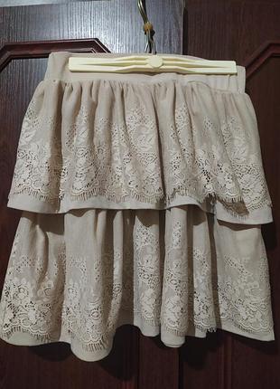 Летняя короткая юбка