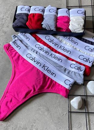 Набір трусиків calvin klein 5 шт.1 фото