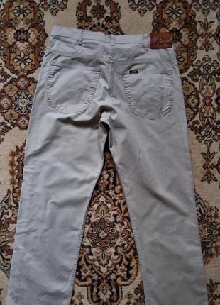 Брендовые фирменные хлопковые стрейчевые джинсы брюки lee модель brooklyn,оригинал,размер 34/32.