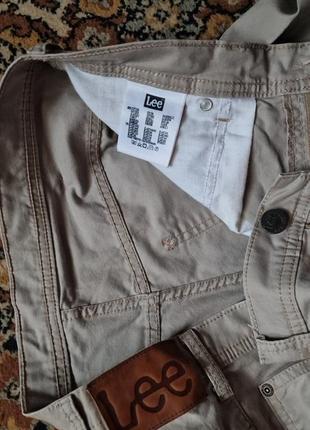 Брендовые фирменные хлопковые стрейчевые джинсы брюки lee модель brooklyn,оригинал,размер 34/32.8 фото