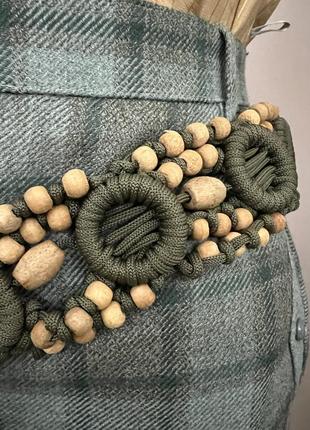 Плетеный пояс в стиле бохо от river island2 фото