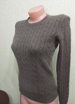 Кашемировый свитер в косы 100% кашемир3 фото