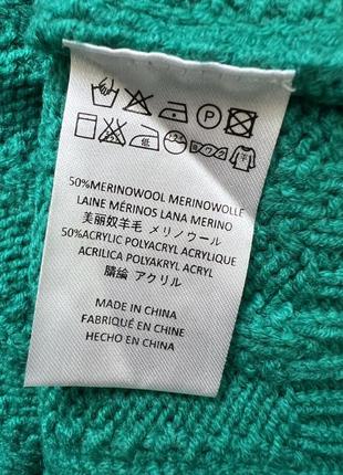 Яркий шерстяной свитер американського бренда anthropologie4 фото