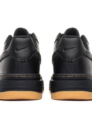 Мужские кроссовки nike air force 1 low luxe black5 фото