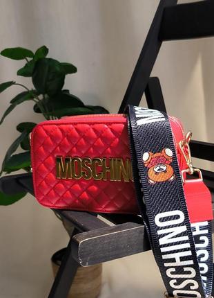 Сумочка moschino the snapshot red