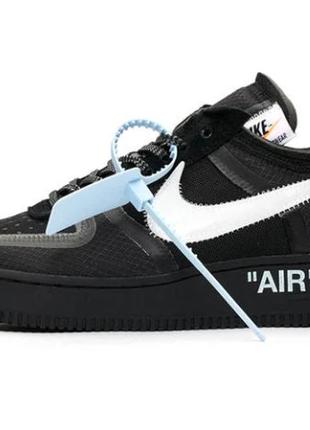 Мужские кроссовки    nike air force 1 low black off-white