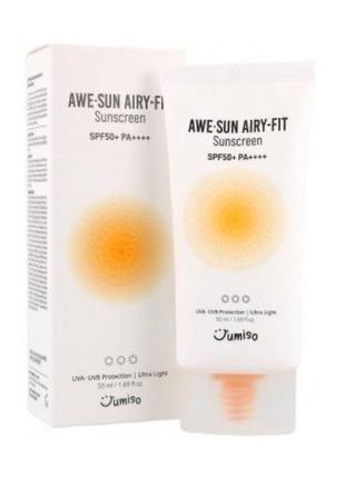 Солнцезащитный крем jumiso awesun airy fit sunscreen spf 50ml