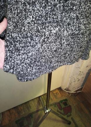 Асимметричный свитер с горлышком и карманом-кенгуру,букле,оверсайз,stradivarius8 фото
