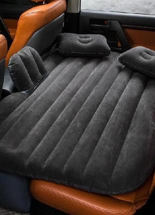 Надувне автомобільне ліжко з подушками, матрац в багажник і заднє сидіння машини,автоліжка