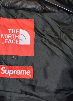 Зимняя куртка пуховик supreme tnf7 фото