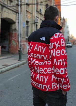 Зимняя куртка пуховик supreme tnf