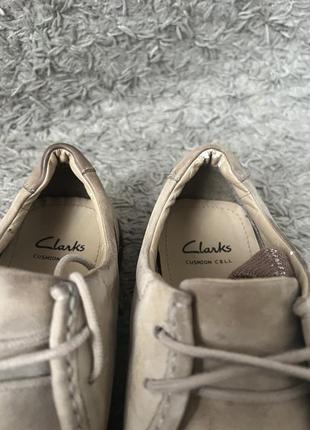 Мужские туфли clarks, стелька 29.5, размер 44, потертость на заднике сверху.3 фото
