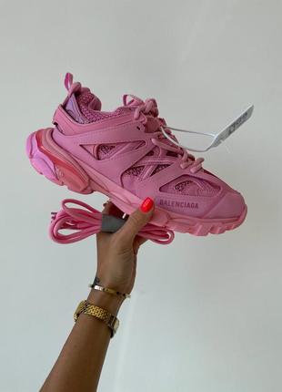 Жіночі кросівки balenciaga track pink