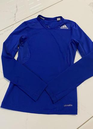 Тренировочная термо кофта adidas techfit 140 см original1 фото