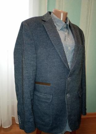 Пиджак брендa dietmar haas стильный, в составе шерсть высокого качества2 фото