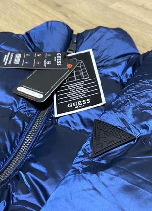 Стильна утеплена куртка guess оригінал нова 2023 пуховик guess гес ґес6 фото