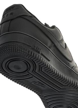 Мужские кроссовки nike air force 1 black premium6 фото