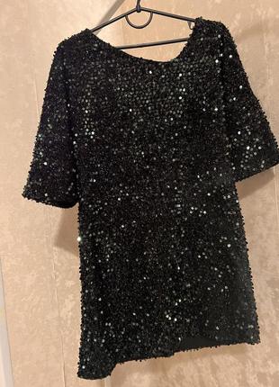 Нарядное платье пайетки