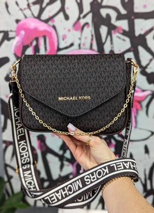 Сумка кросс боді michael kors майкл корс 2 в 1 🔥7 фото