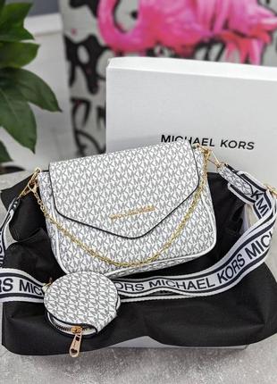 Сумка кросс боді michael kors майкл корс 2 в 1 🔥6 фото