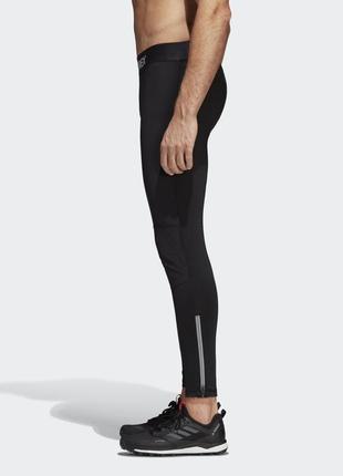 Adidas agravic trail tights штани термо легінси для бігу спорту4 фото