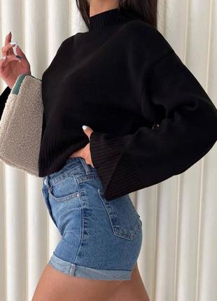 3 кольори! класичний базовий светр зі спущеною лінією плеча, кофта, білий, бежевий, чорний