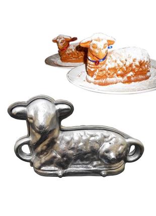 Форма алюмінієва для випікання великоднього баранчика 32.5х18.5х12 см