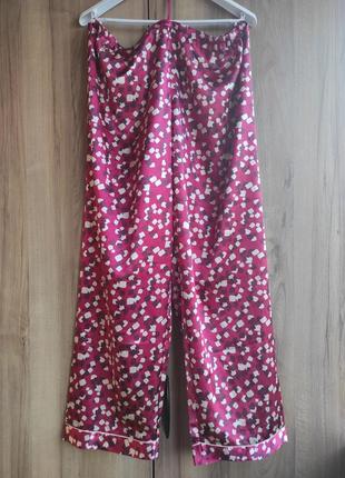 Новые атласные брюки пижама батал marks & spencer