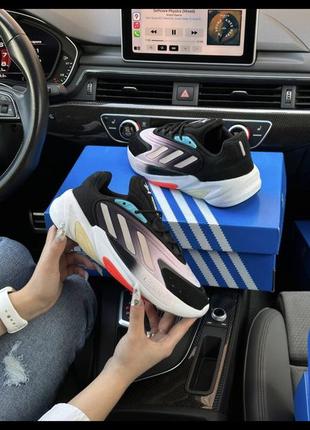 Жіночі кросівки adidas ozelia black gradient purple w